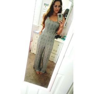 Plaid Jumpsuit
